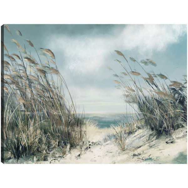 Highland Dunes Dune Grasses Soft By Studio Arts Canvas Art Print Wayfair